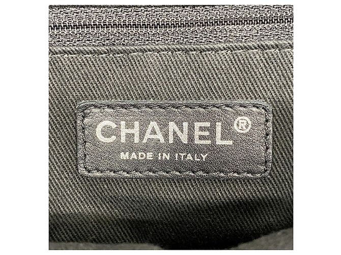 Borsa Tote Chanel verde scuro - vista 5