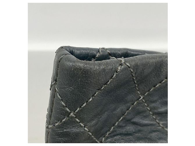 Borsa Tote Chanel verde scuro - vista 7