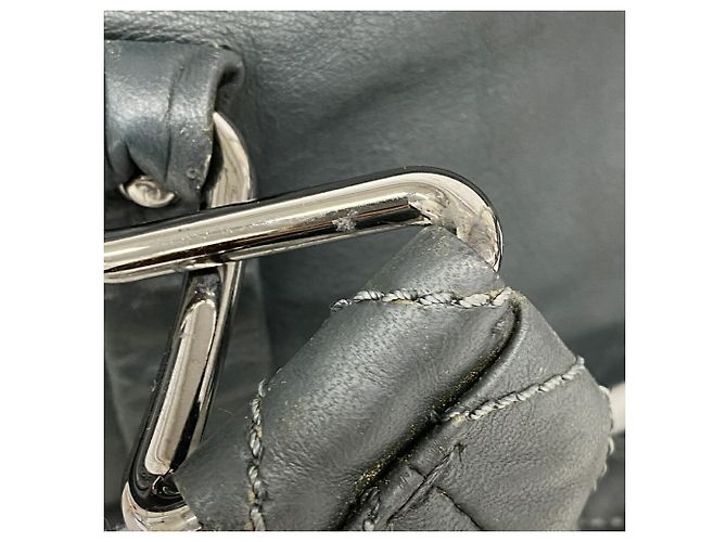 Borsa Tote Chanel verde scuro - vista 9