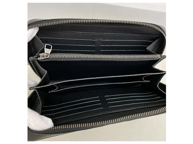 Portafoglio Long Zippy XL Louis Vuitton Monogram Eclipse - vista 3
