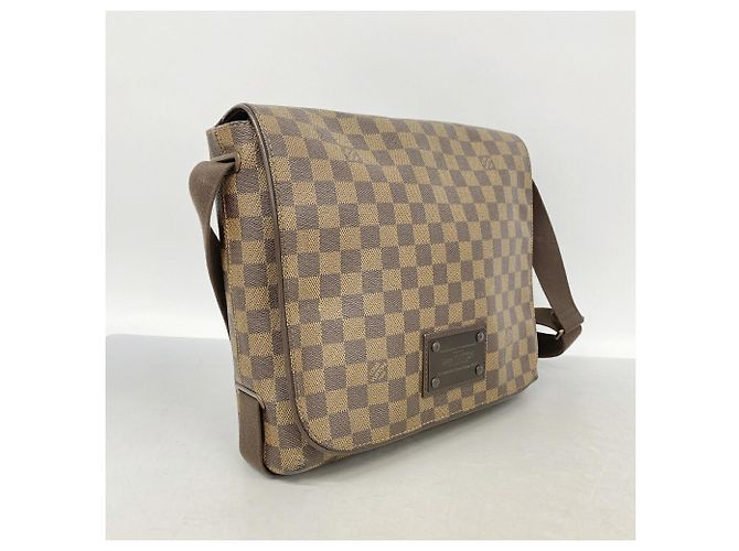 Borsa a tracolla Louis Vuitton Damier Brooklyn MM - vista 2