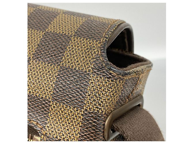 Borsa a tracolla Louis Vuitton Damier Brooklyn MM - vista 7