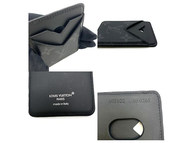 Louis Vuitton Monogram Eclipse Porte Cartes Card Case - vista 4