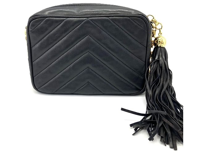 Borsa a tracolla Chanel V-stitch Chevron Chain - vista 2