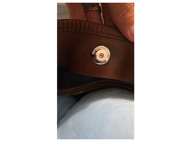 Burberry Borsa Tote Canterbury Nova Check Marrone - vista 7