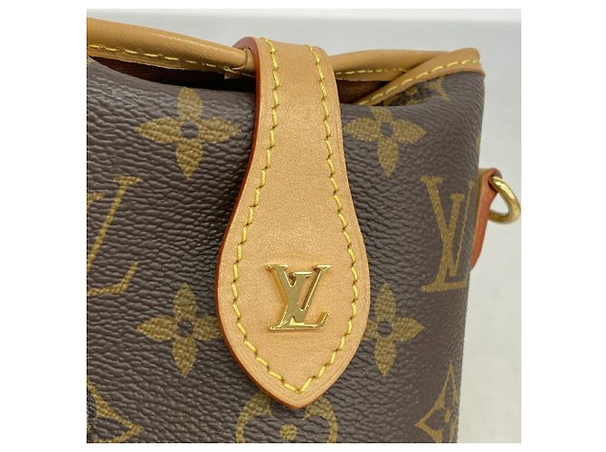 Borsa a tracolla Louis Vuitton Monogram Fold Me, Brown - vista 10