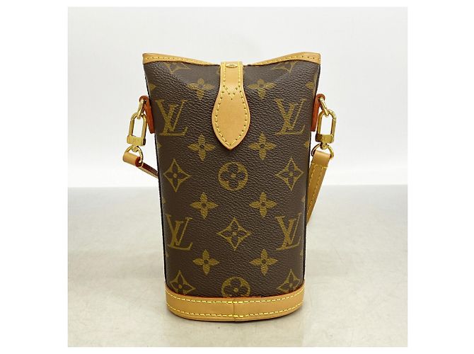 Borsa a tracolla Louis Vuitton Monogram Fold Me, Brown - vista 11