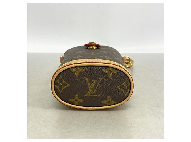 Borsa a tracolla Louis Vuitton Monogram Fold Me, Brown - vista 3