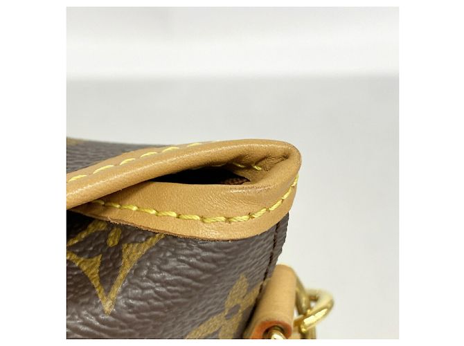 Borsa a tracolla Louis Vuitton Monogram Fold Me, Brown - vista 9