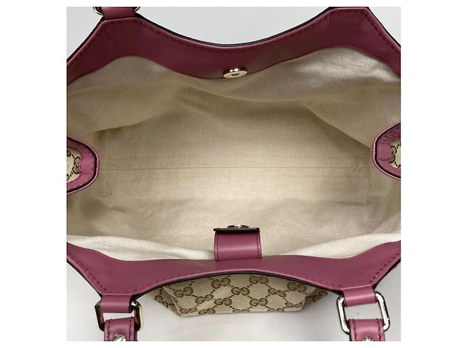 Borsa Gucci Sukey in Beige Pink - vista 6