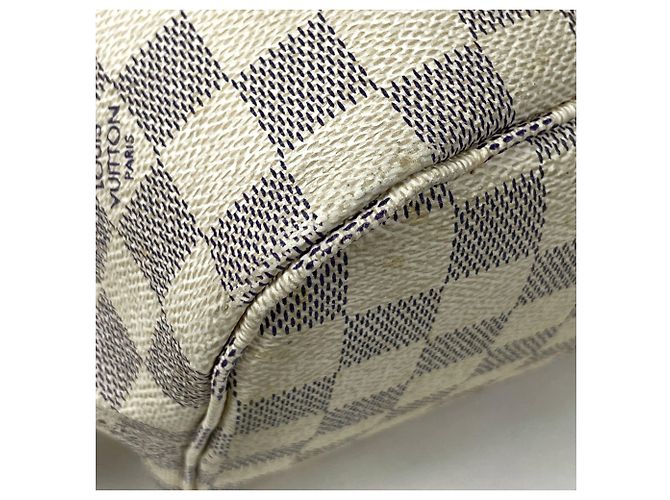 Borsa Tote Louis Vuitton Damier Azur - vista 3