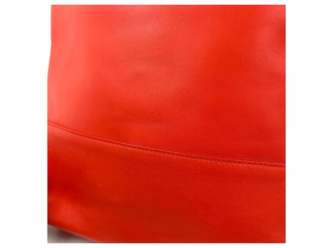 Borsa a tracolla Bottega Veneta in pelle rossa - vista 4