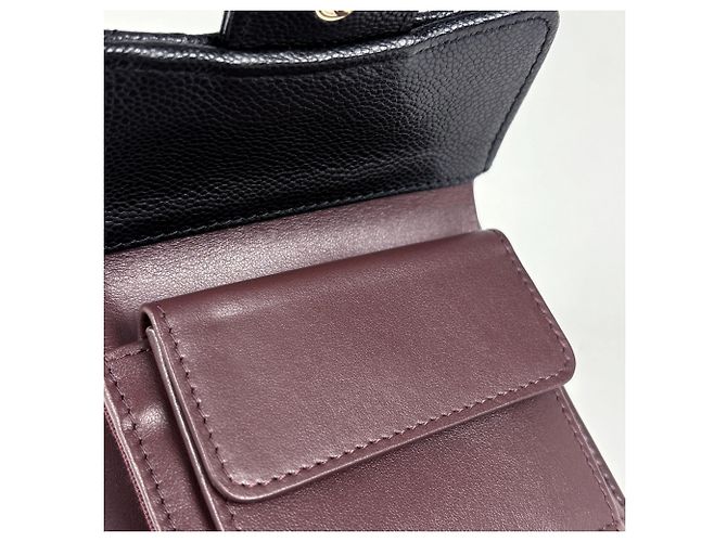 Cartera Tri-fold Chanel Matelassé Negra - vista 5