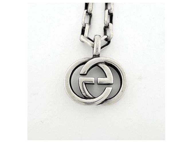 Collana Gucci Interlocking G in Argento 925 - vista 2