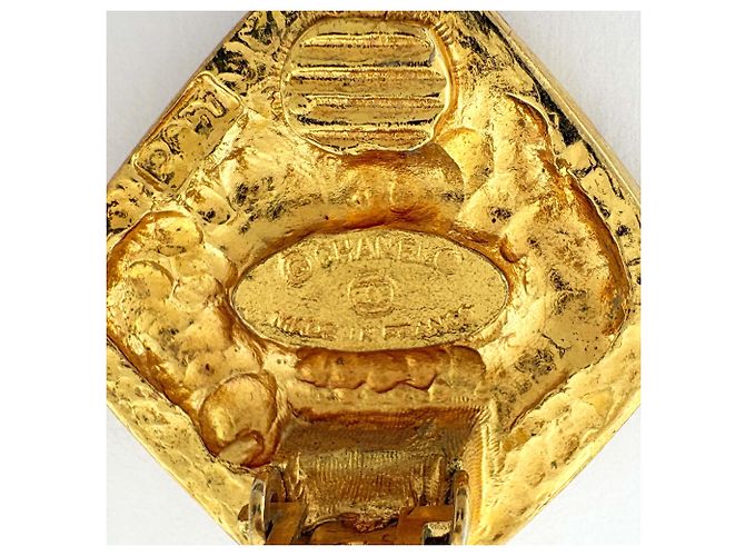 Orecchini a clip Chanel placcati oro - vista 6
