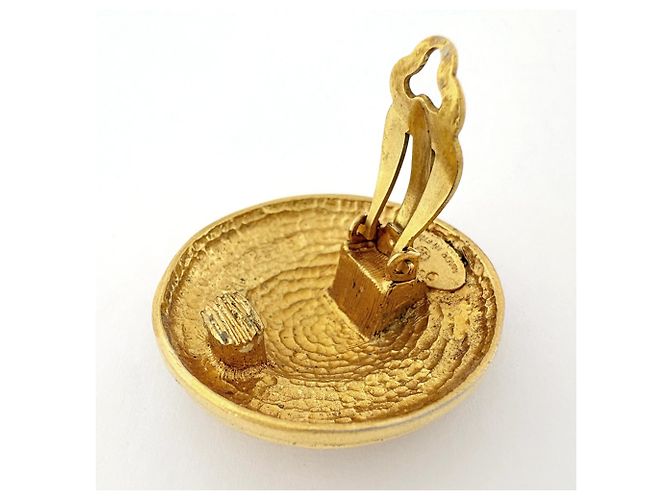 Orecchini a clip placcati in oro Chanel - vista 3