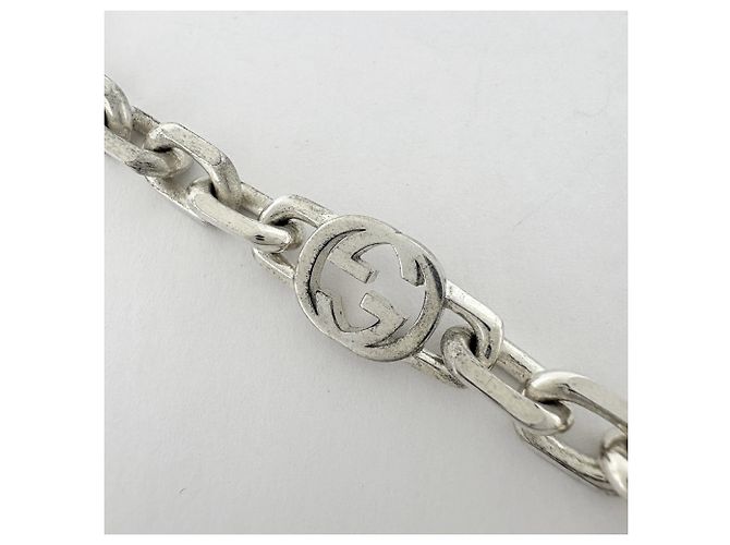 Bracciale con ciondoli Gucci in argento - vista 2