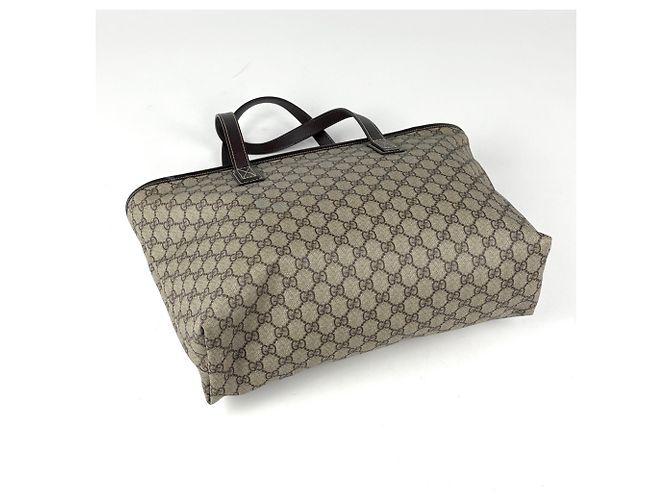 Borsa Tote Gucci Beige Brown - vista 2