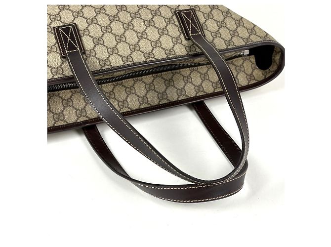 Borsa Tote Gucci Beige Brown - vista 5