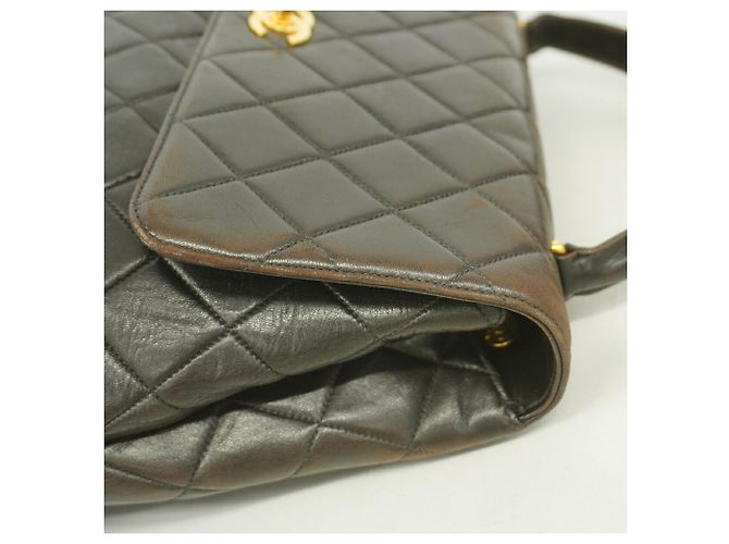 Borsa Chanel Matelassé in pelle d'agnello - vista 9