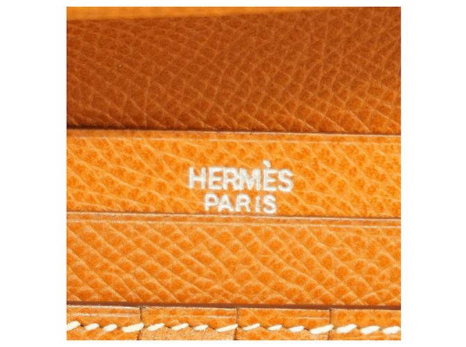 Béarn Hermès Cartera Hermes Bearn Compact en piel Epsom Gold - vista 4