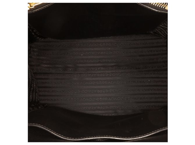 Borsa Prada Paradigme in Saffiano nera con rifiniture in vitello City - vista 4