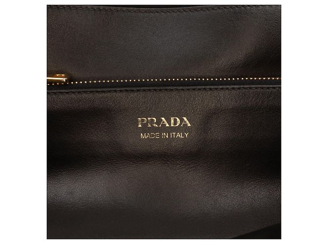 Borsa Prada Paradigme in Saffiano nera con rifiniture in vitello City - vista 5