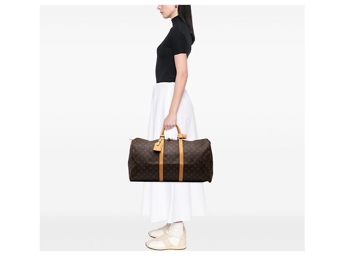 Louis Vuitton Brown Monogram Keepall 55 - Ansicht 6
