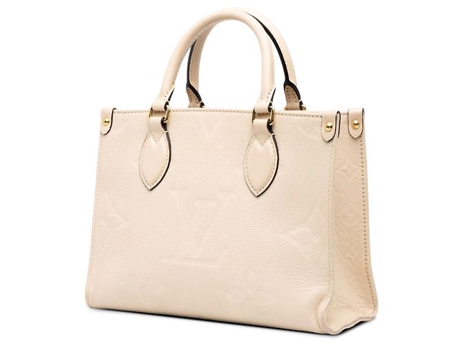 Louis Vuitton Beige Monogram Empreinte Giant OnTheGo PM - vista 2