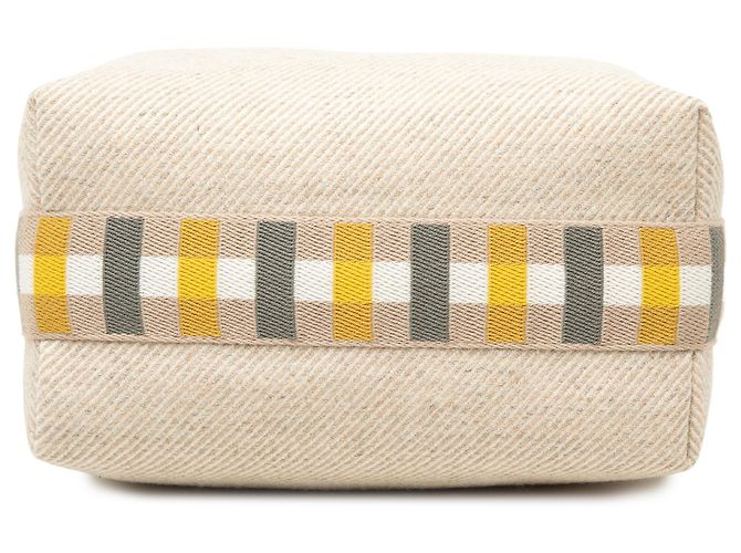 Hermès Beige Small Wool Bride A Brac Au Carre Case - vista 3