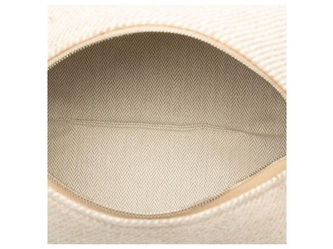 Hermès Beige Small Wool Bride A Brac Au Carre Case - vista 4