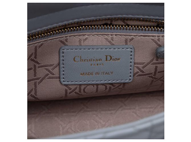 Dior Blue Small Lambskin Cannage MyABCDior Lady Dior - vista 5