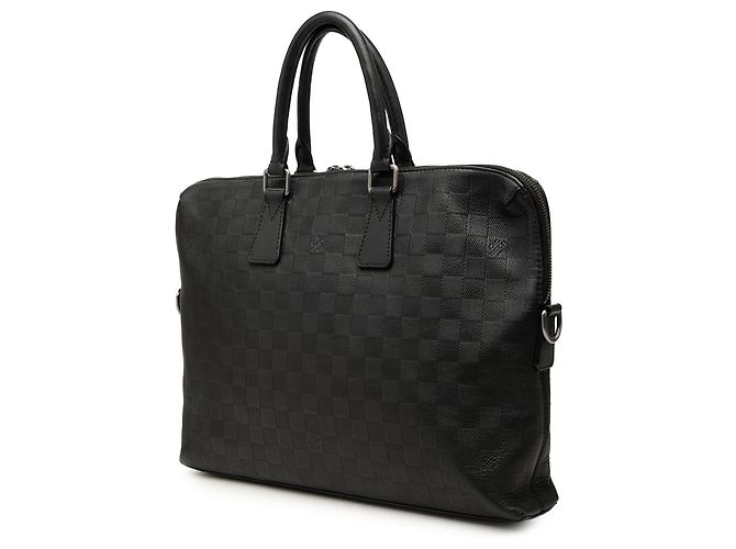 Louis Vuitton Black Damier Infini Porte Documents Jour - vista 2