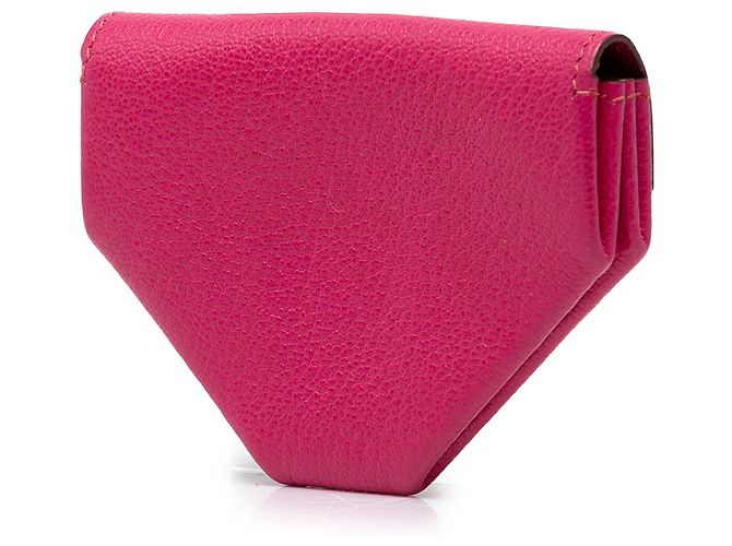 Hermès Pink Chevre Mysore Le 24 Coin Pouch - vista 2