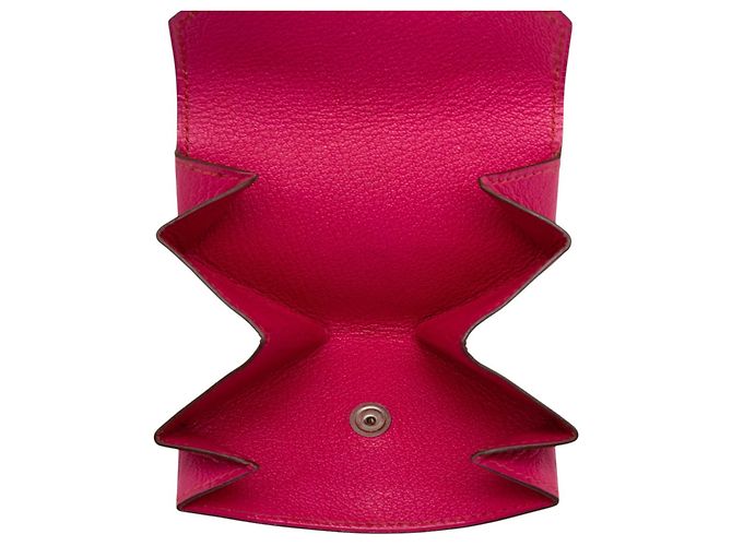Hermès Pink Chevre Mysore Le 24 Coin Pouch - vista 5