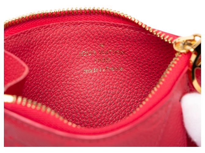 Tarjetero Louis Vuitton Red Monogram Empreinte Romy - vista 5