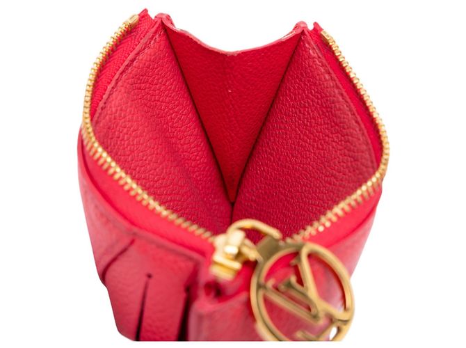 Tarjetero Louis Vuitton Red Monogram Empreinte Romy - vista 6