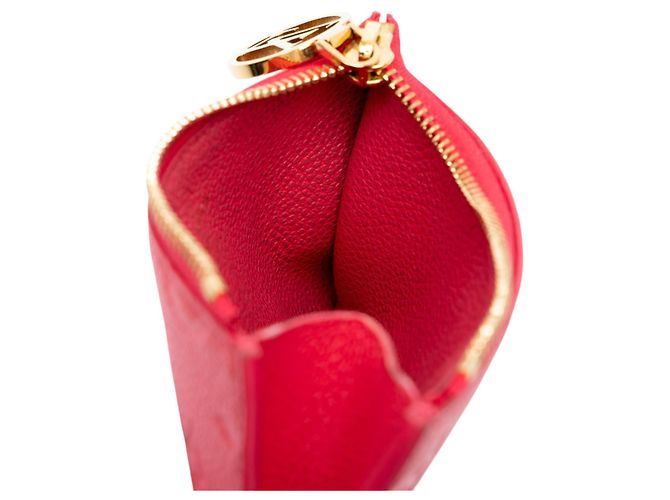 Tarjetero Louis Vuitton Red Monogram Empreinte Romy - vista 7