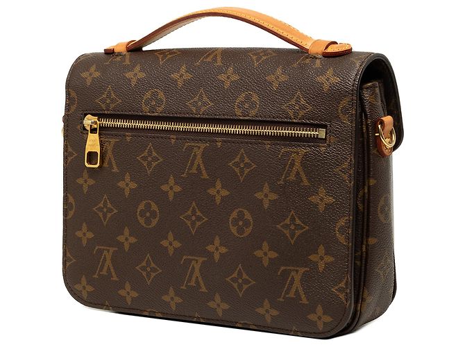 Louis Vuitton Brown Monogram Pochette Metis - vista 2