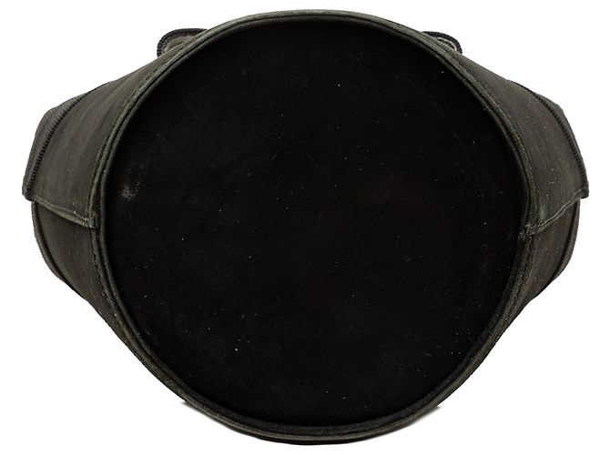 Salvatore Ferragamo Borsa a secchiello Ferragamo Vara Bow in camoscio nero - vista 3