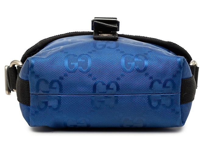 Borsa a tracolla Gucci Blue Off The Grid GG Econyl - vista 3