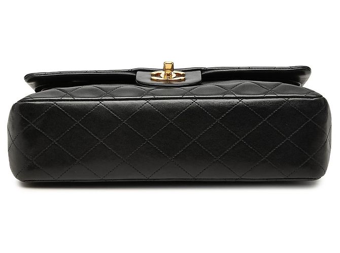 Chanel Black Medium Classic Lambskin Double Flap - Ansicht 3