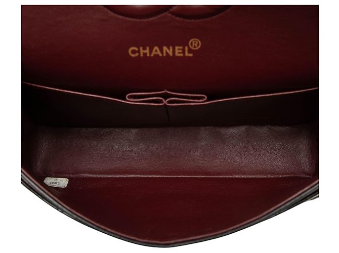 Chanel Black Medium Classic Lambskin Double Flap - Ansicht 4