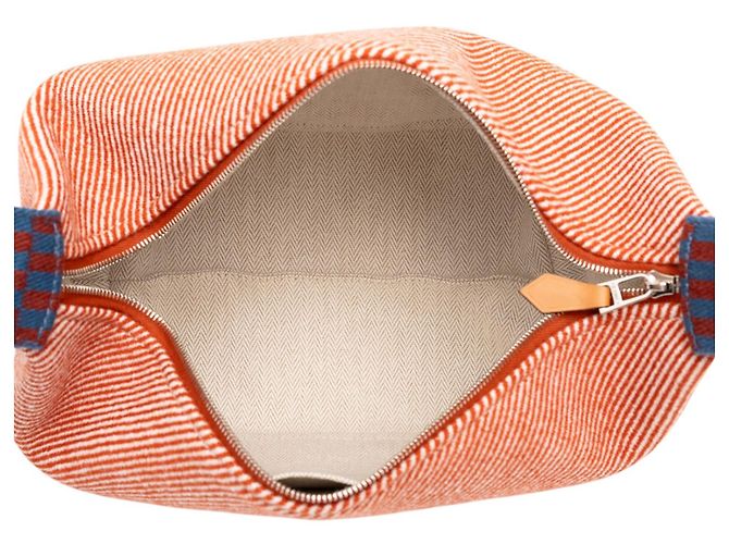 Etui Hermès Red Small Wool Bride A Brac H Natte Case - Ansicht 4