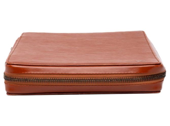 Louis Vuitton Brown Epi Voyage Agenda GM - vue 3