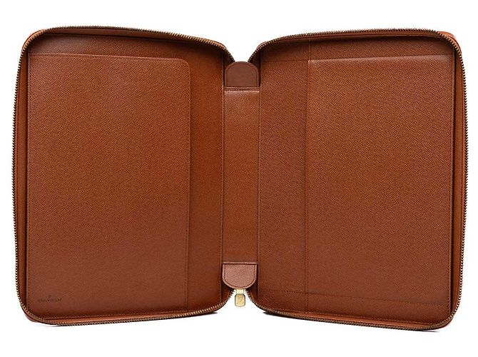 Louis Vuitton Brown Epi Voyage Agenda GM - vue 4