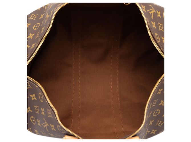 Louis Vuitton Brown Monogram Keepall Bandouliere 45 - vista 4