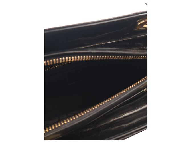 Dior Black Medium Patent Cannage Lady Dior - vista 4
