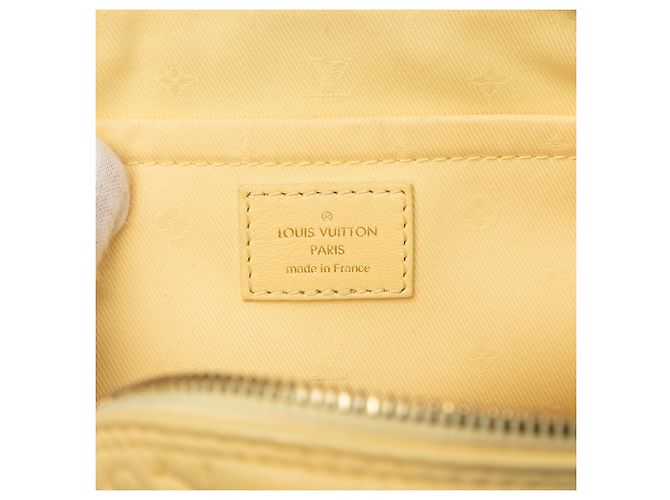 Louis Vuitton Yellow Monogram Calfskin Bubblegram Alma BB - vista 5