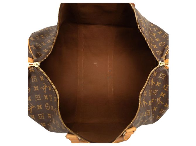 Louis Vuitton Brown Monogram Keepall 60 - vista 4